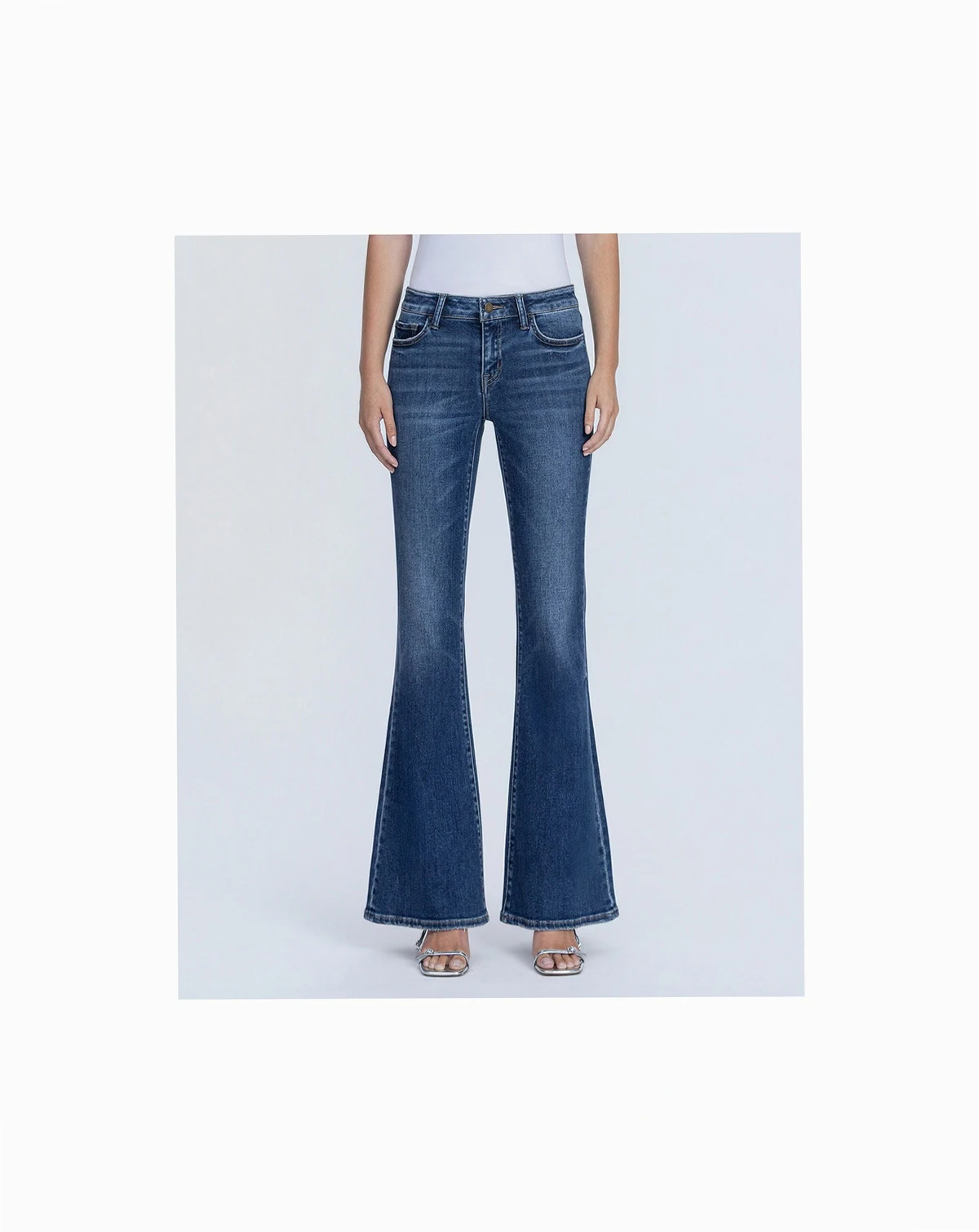 Women's Low Rise Easy Flare Jeans