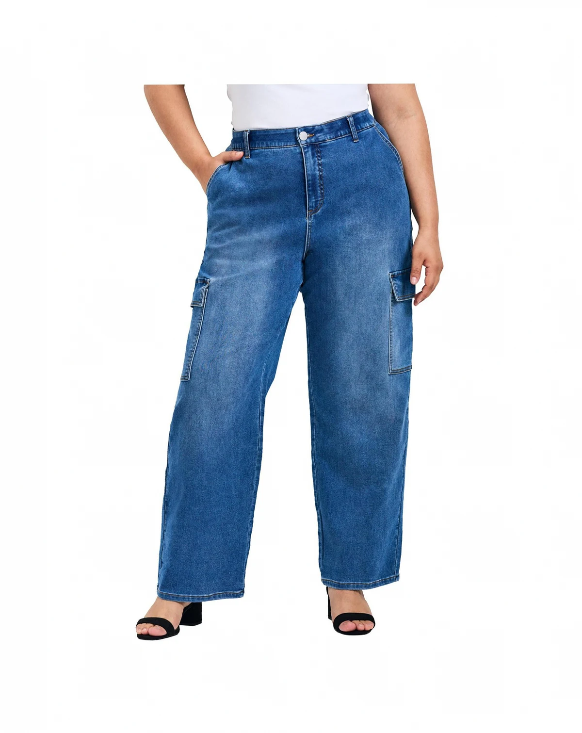Women's Cassidy Wide Leg Cargo Jean