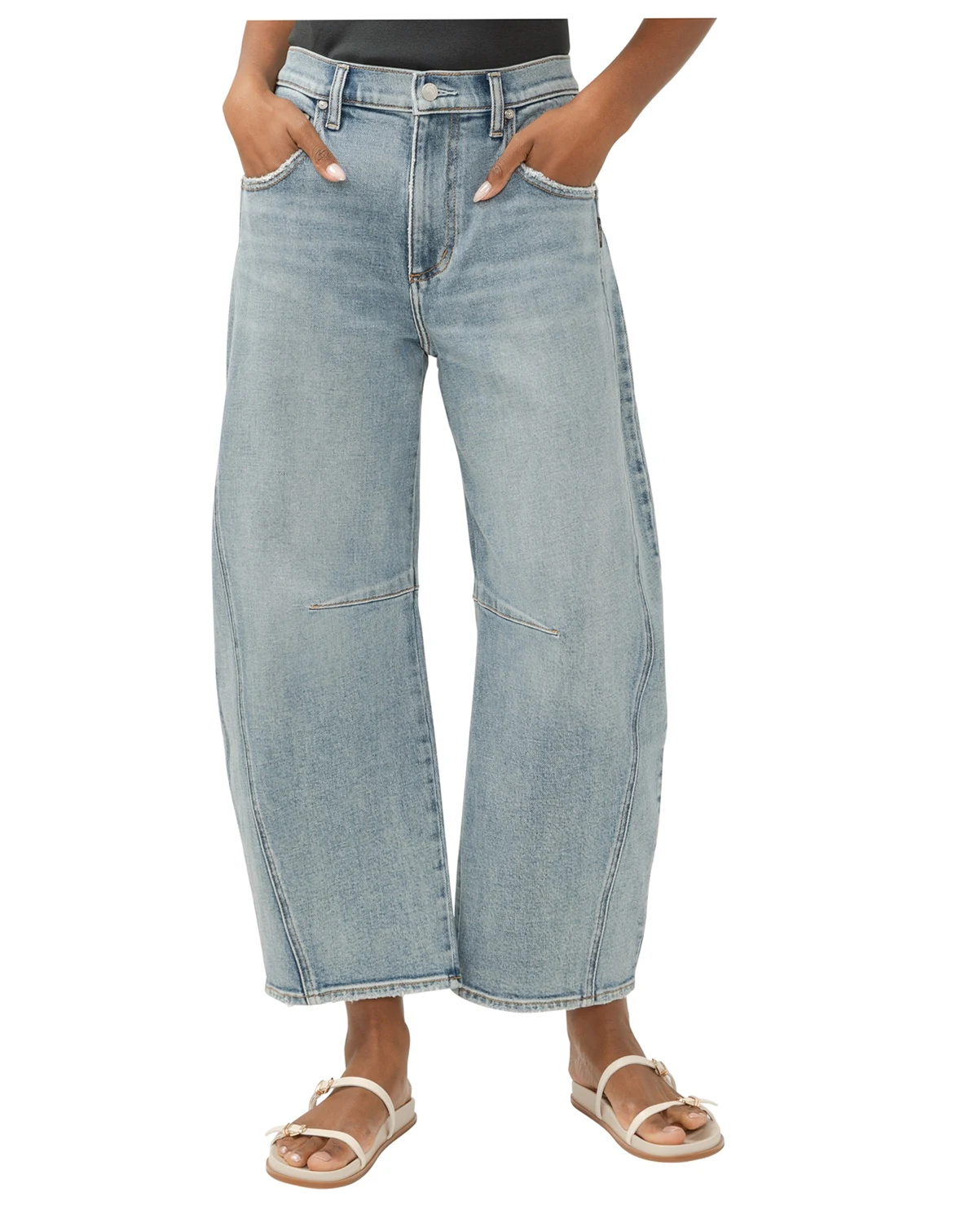 Women's High Rise Horseshoe Jeans
