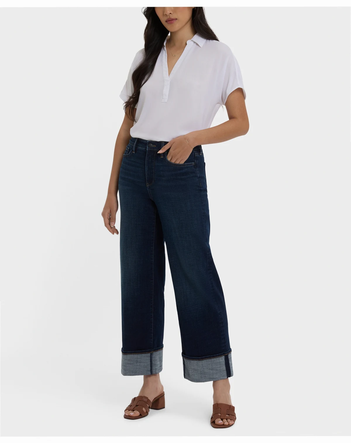 Women's High Rise Teresa Wide Leg Jeans
