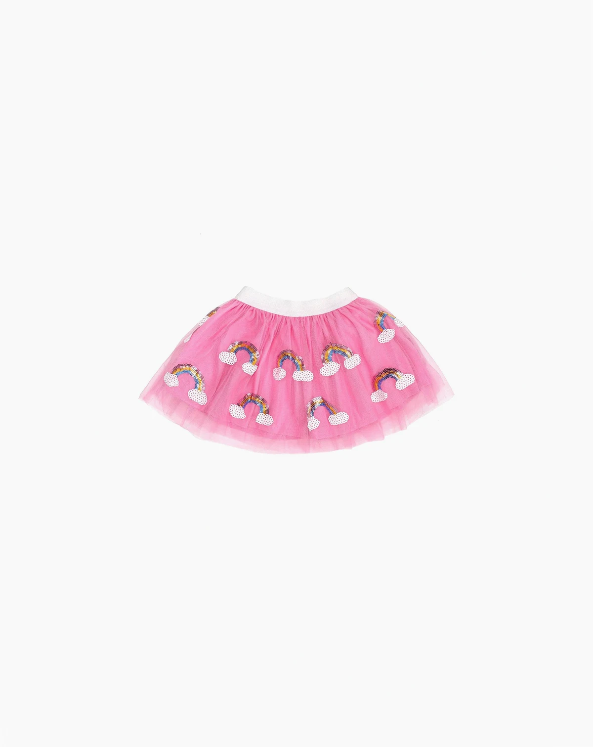 Little and Big Girls Magical Rainbow Tutu Skirt