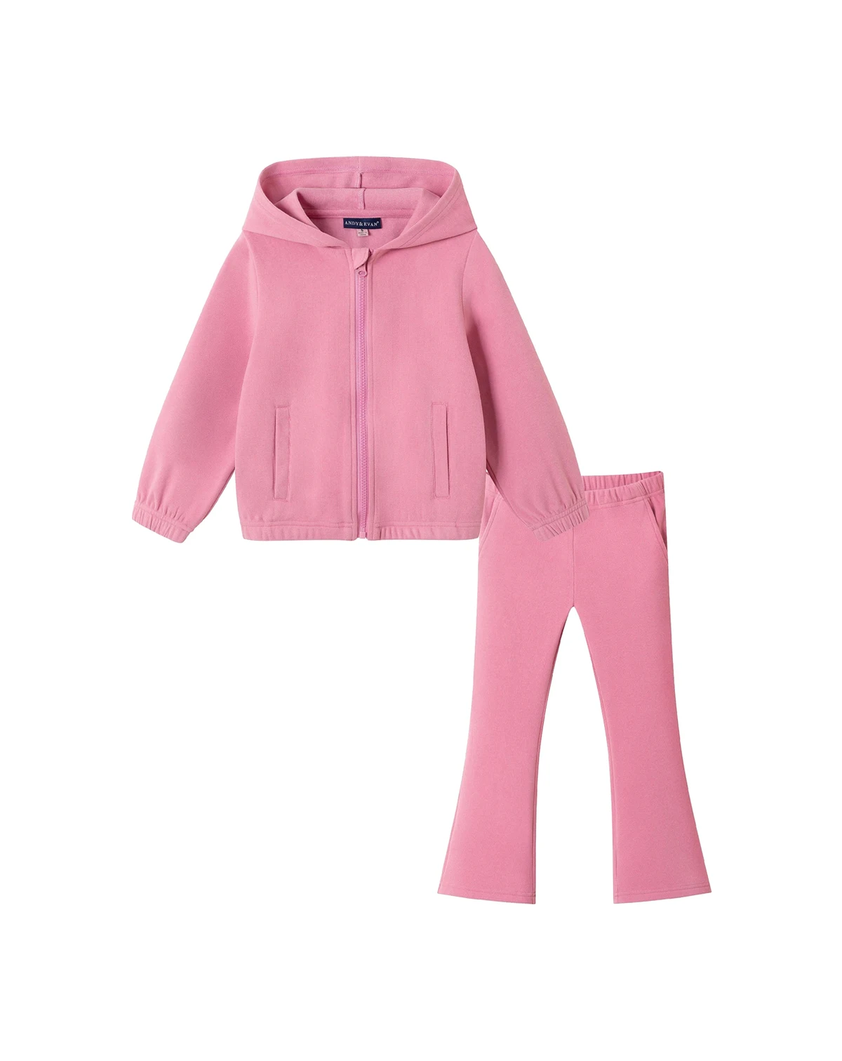 Toddler/Child Girls Pink Hooded Sweats Set