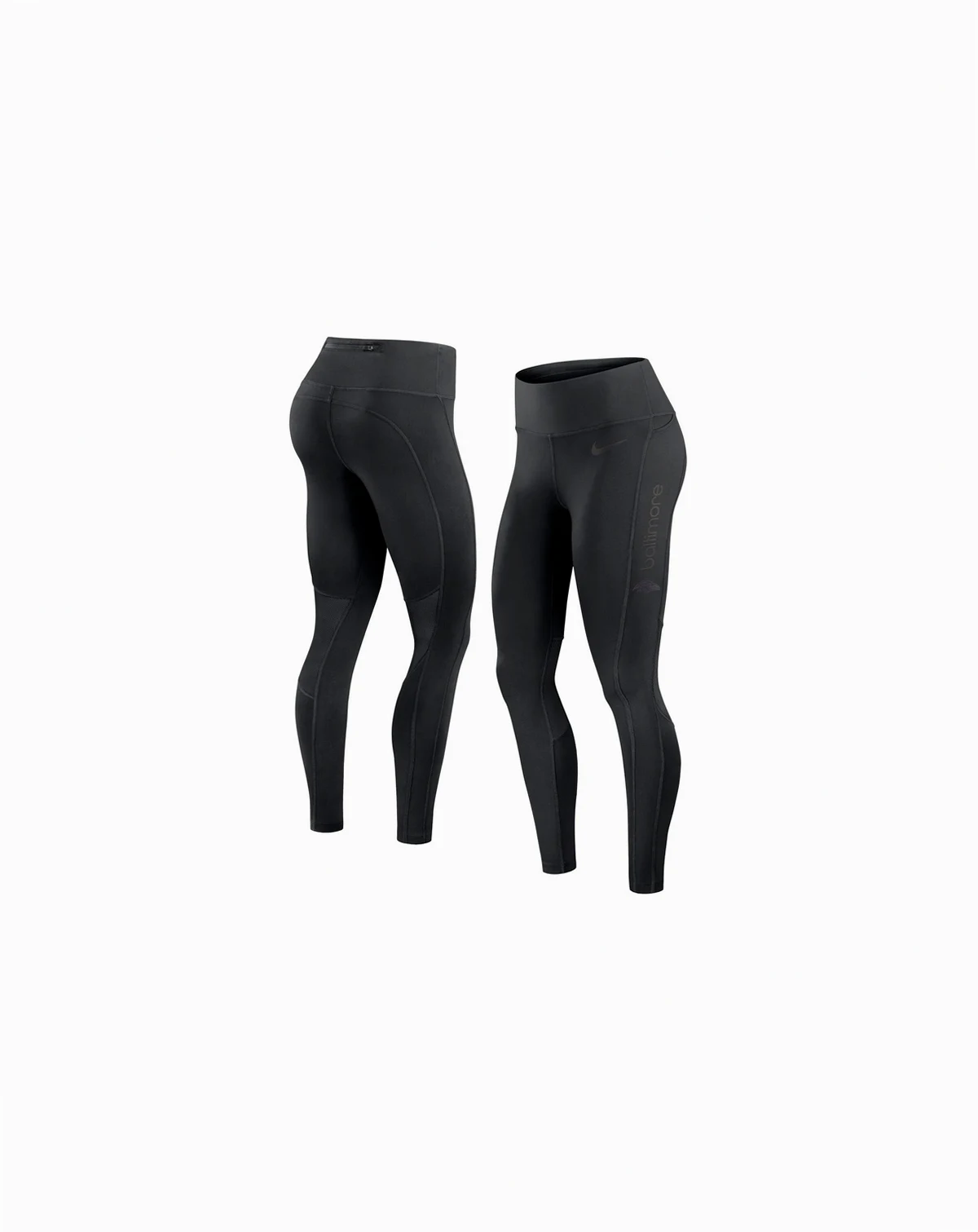 Women's Black Baltimore Ravens Performance Leggings