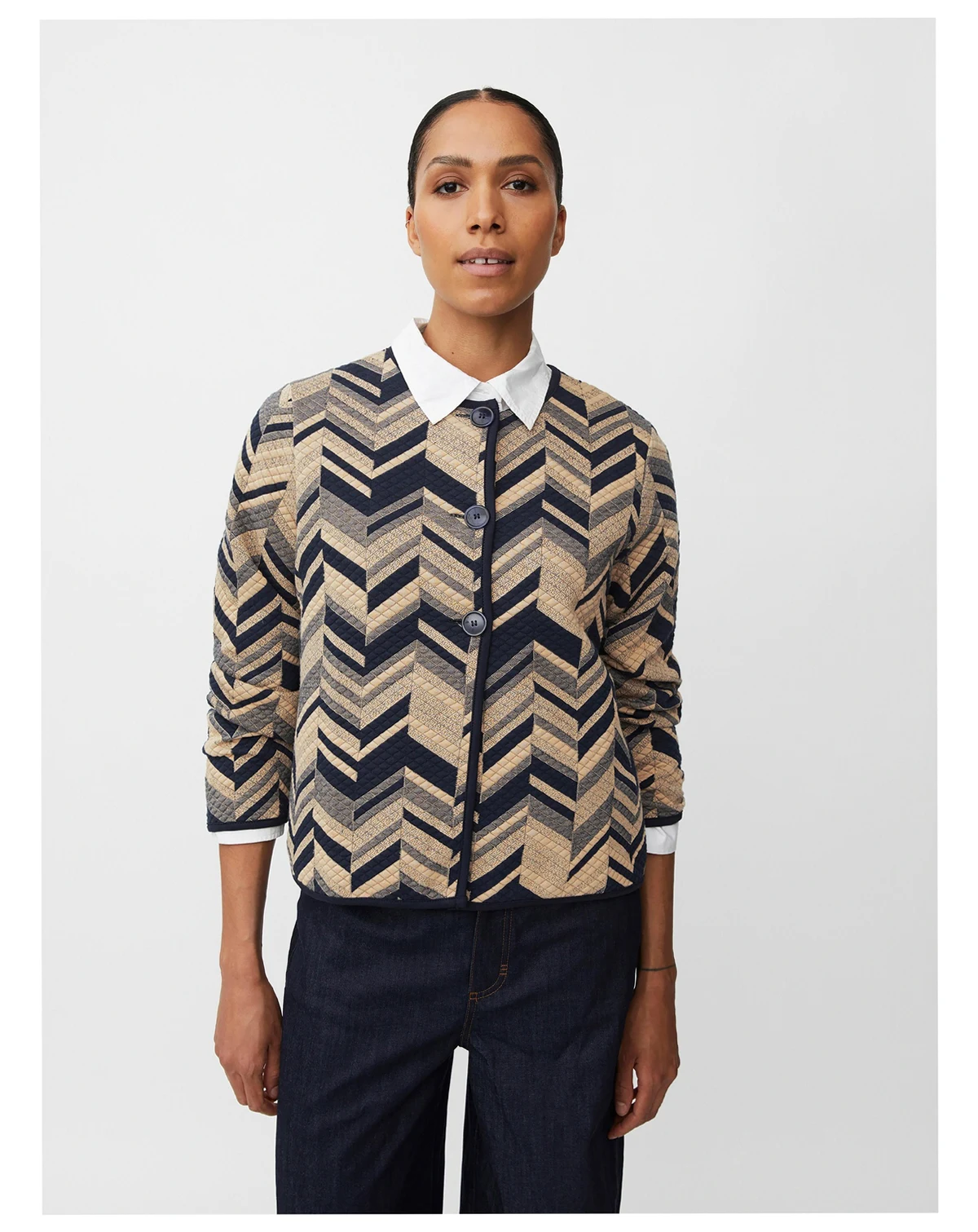 Women's MaJuanta Long Sleeve Round Neck Jacket