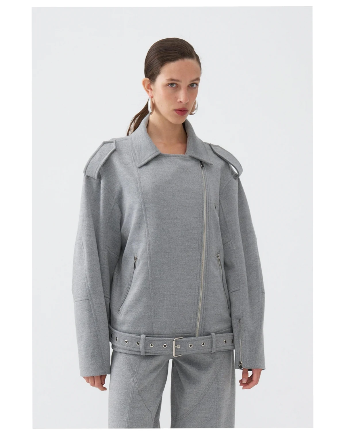 Women's Oversized Double-Breasted Coat