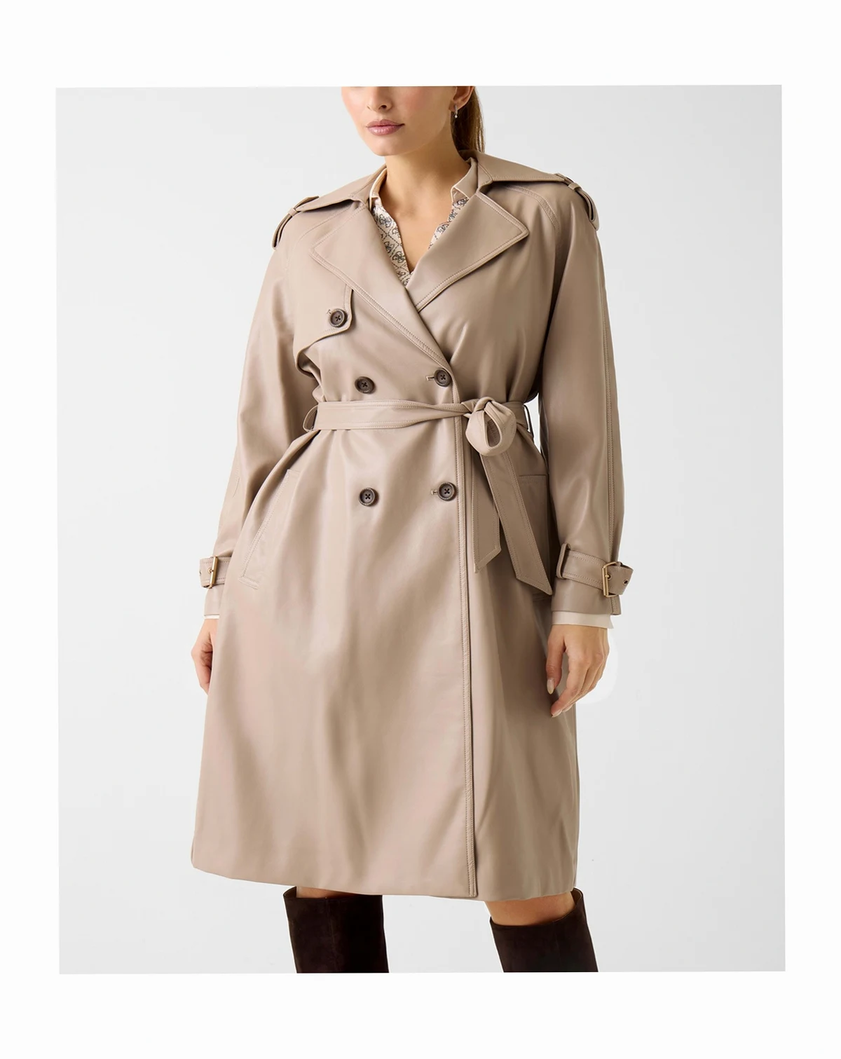 Women's Bianka Double-Breasted Trench Coat
