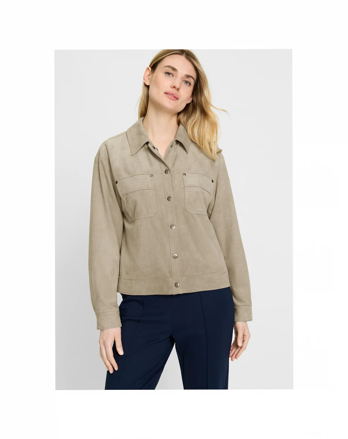 Women's Faux Suede Jacket
