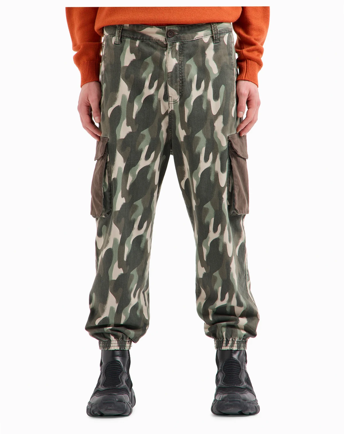 Men's Men's Tapered Camo-Print Cargo Pants