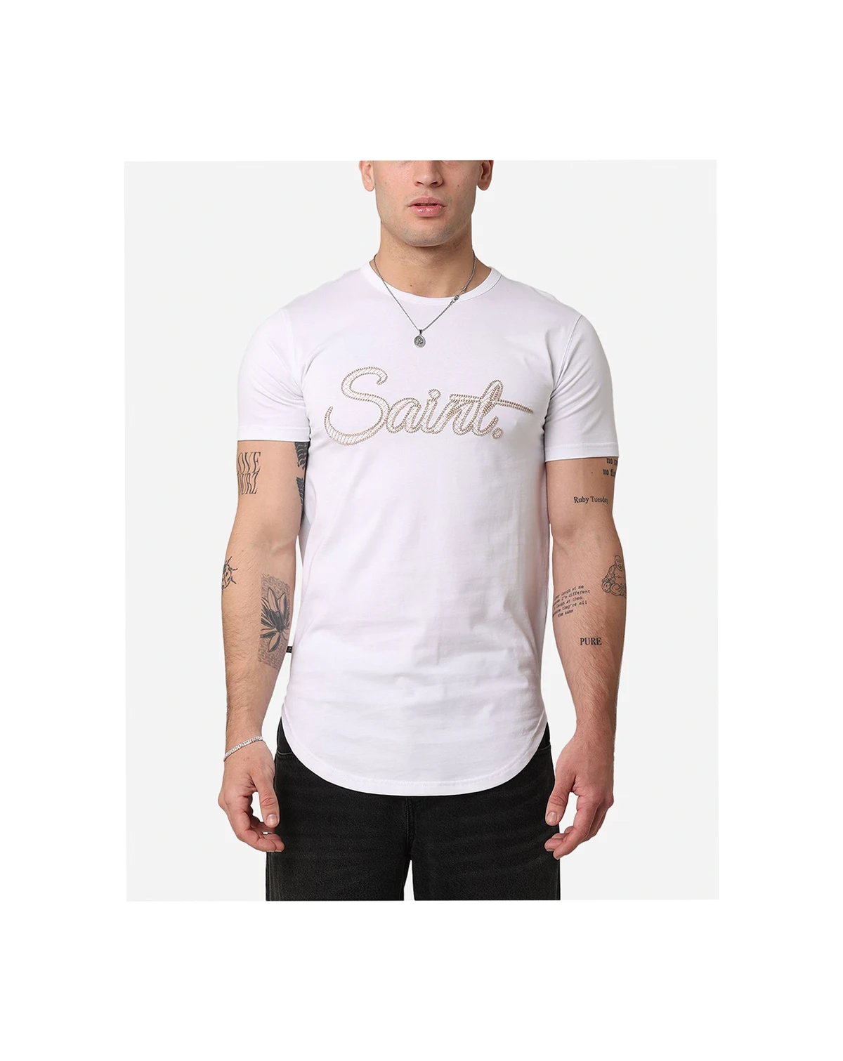 Men's El Duplo Scribere T-Shirt, L, White