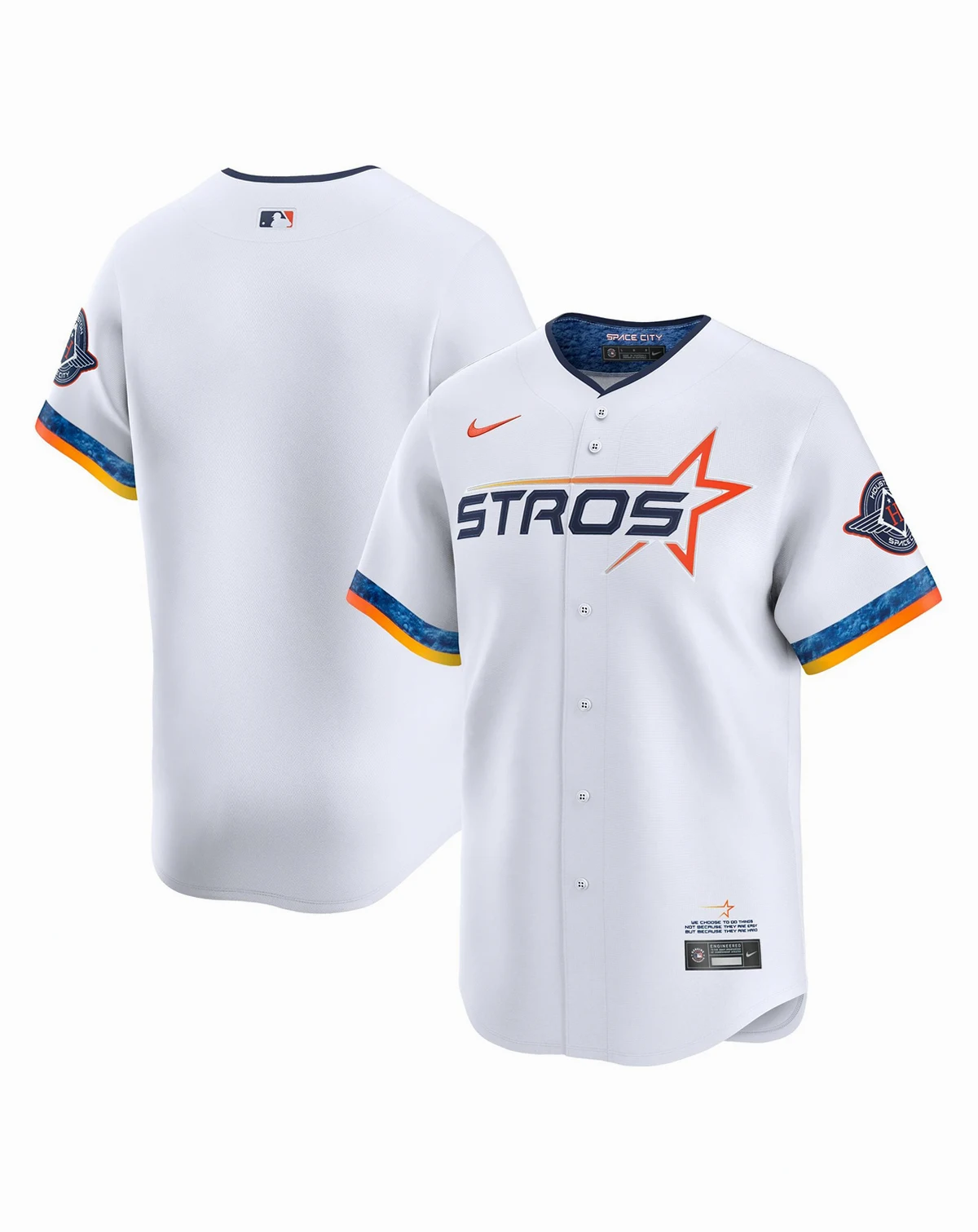 Men's White Houston Astros 2025 City Connect Limited Jersey