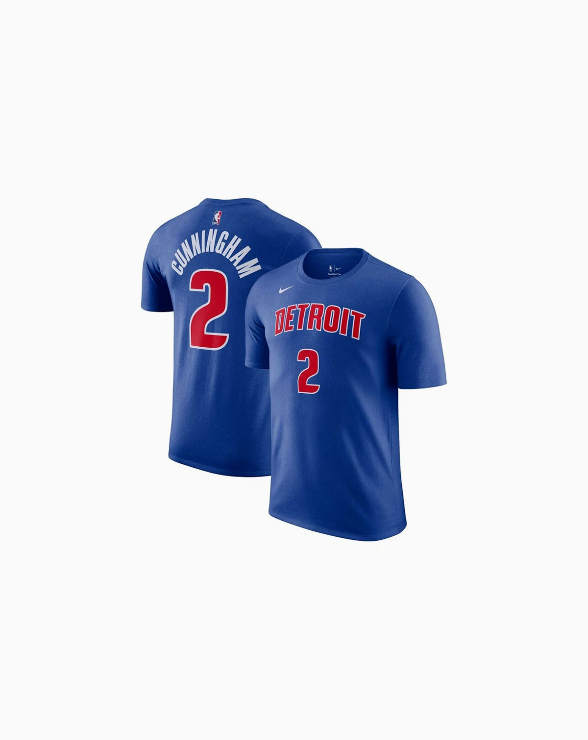 Men's Cade Cunningham Blue Detroit Pistons Icon 2022/23 Name and Number Performance T-shirt
