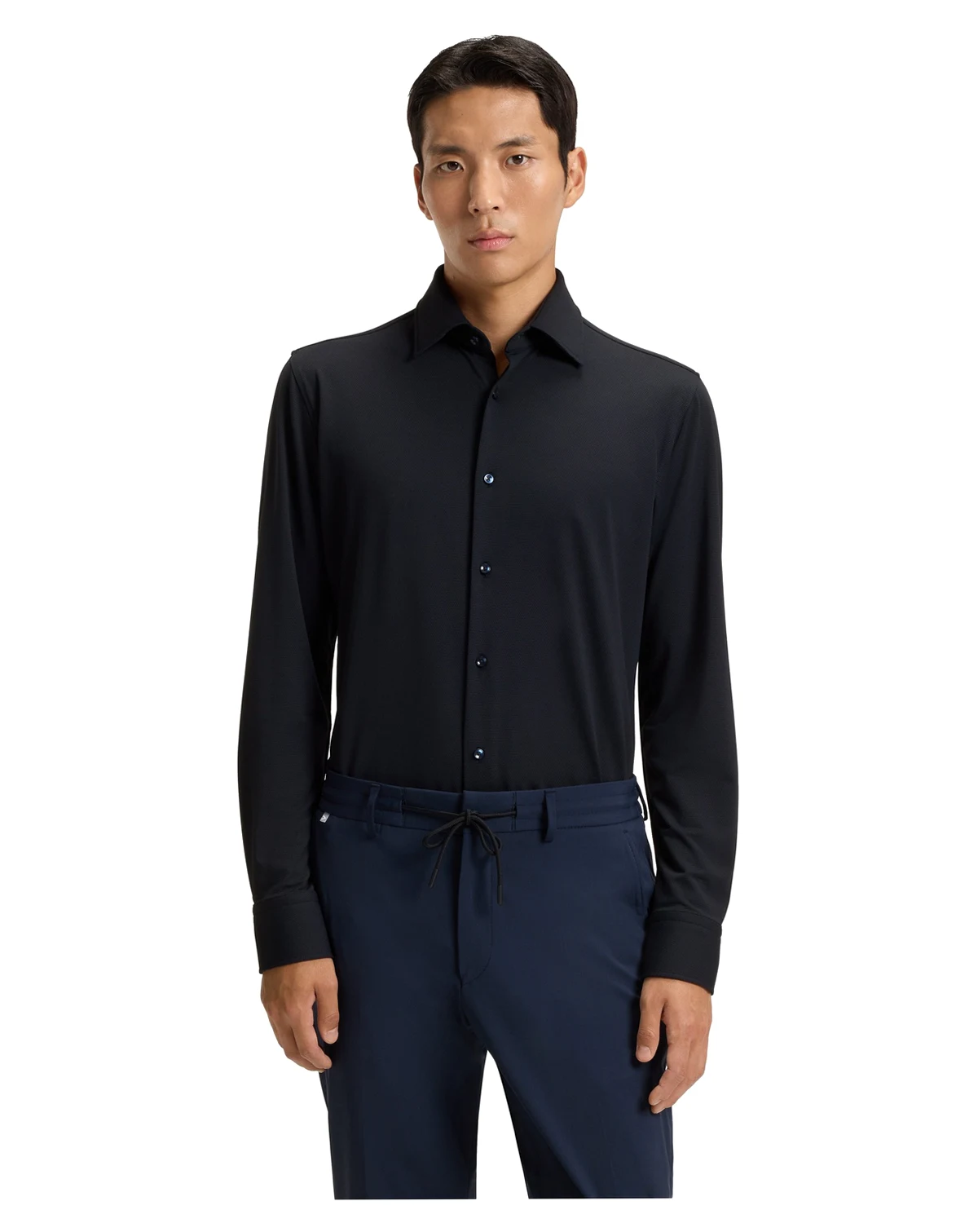 Men's Performance-Stretch Slim-Fit Dress Shirt