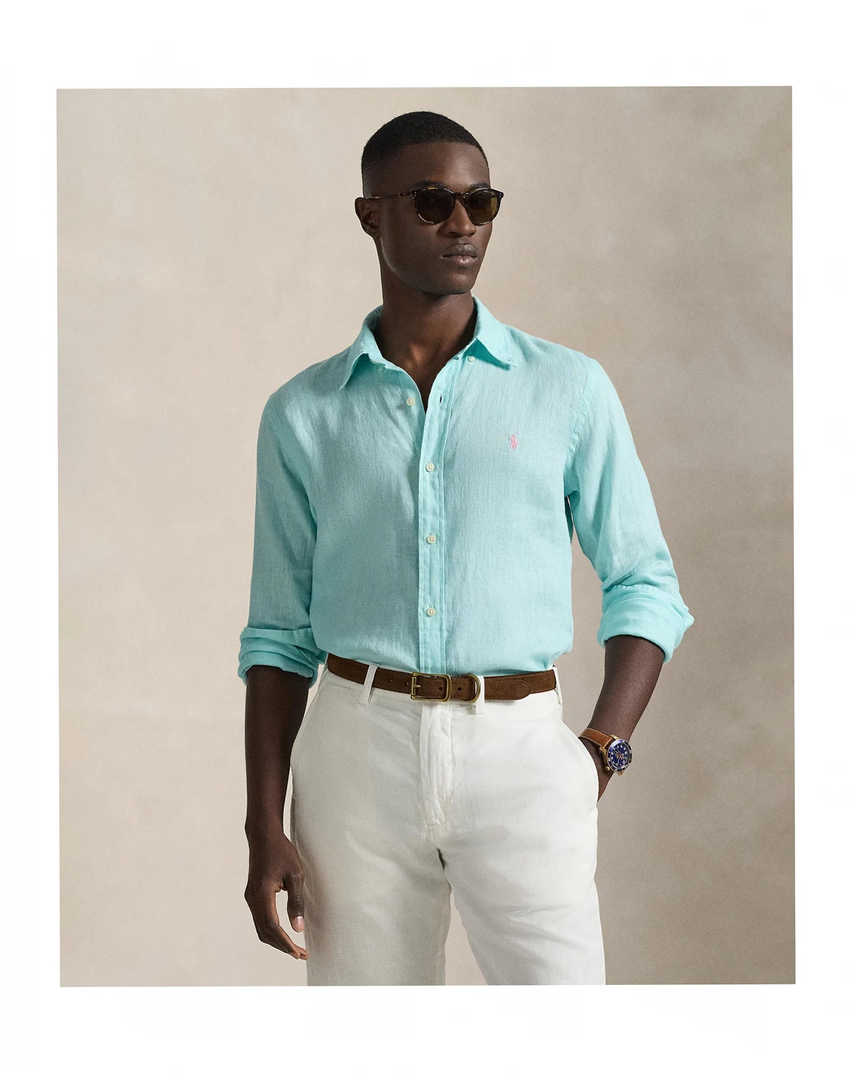 Men's Classic-Fit Collared Shirt