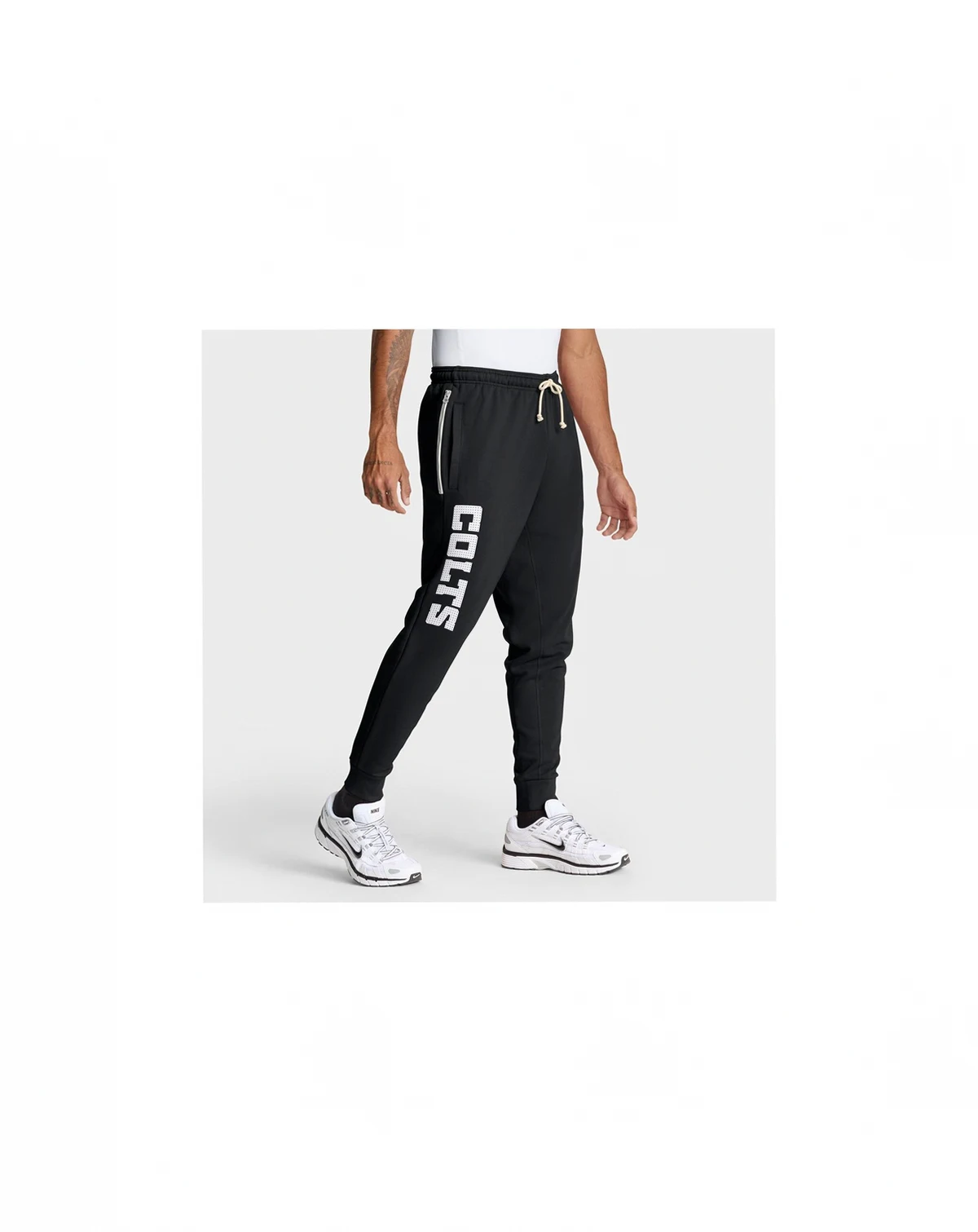 Men's Black Indianapolis Colts Sideline Standard Issue Ground Game Dri-FIT Taper Pants