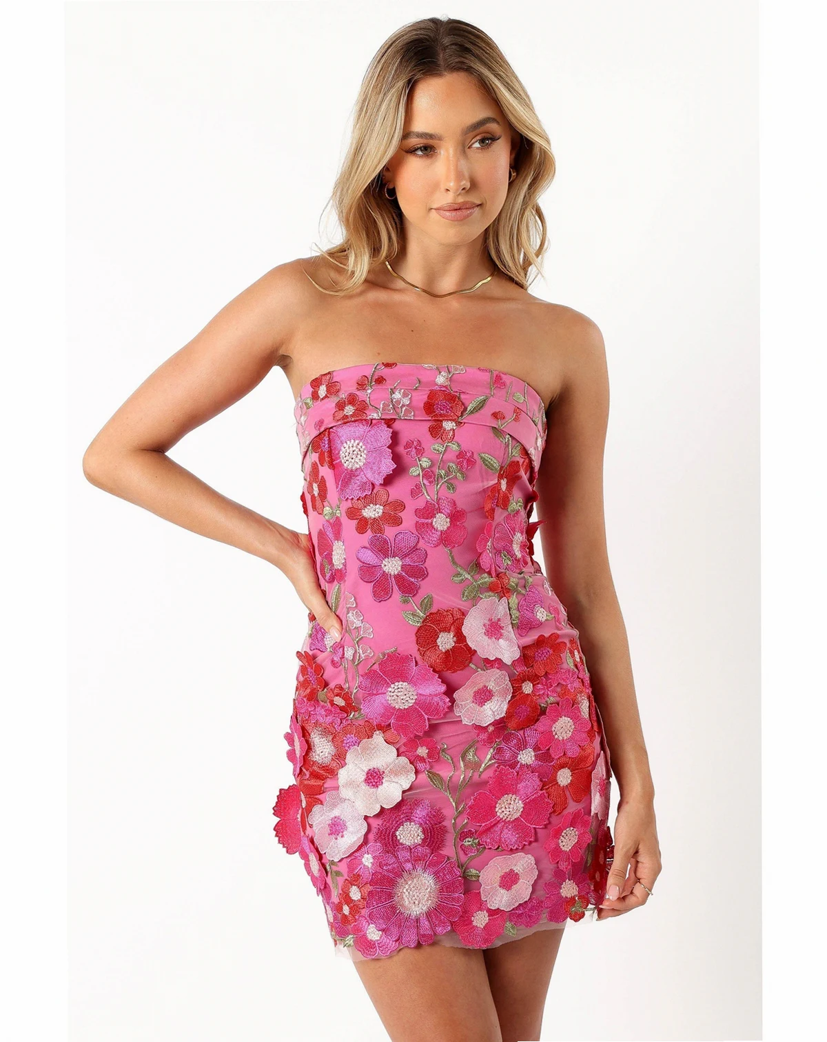 Women's Butterfields Strapless Mini Dress