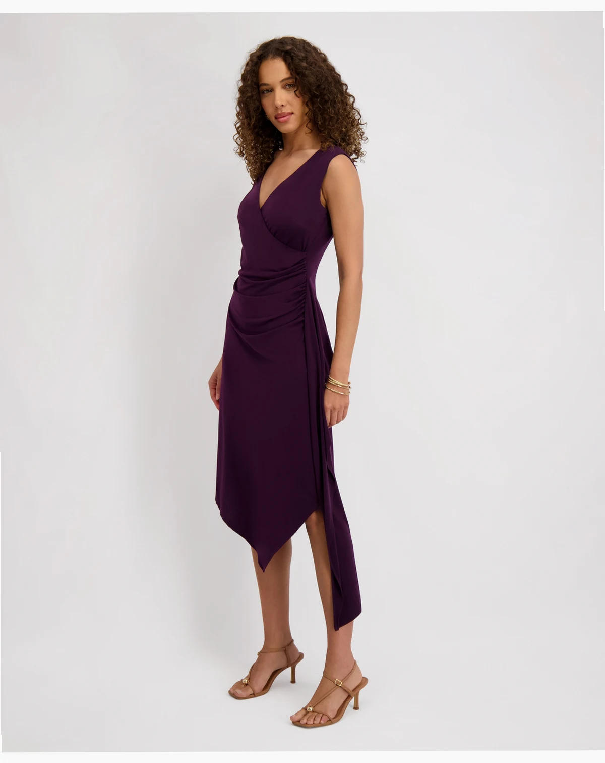 Women's Asymmetrical Midi Dress