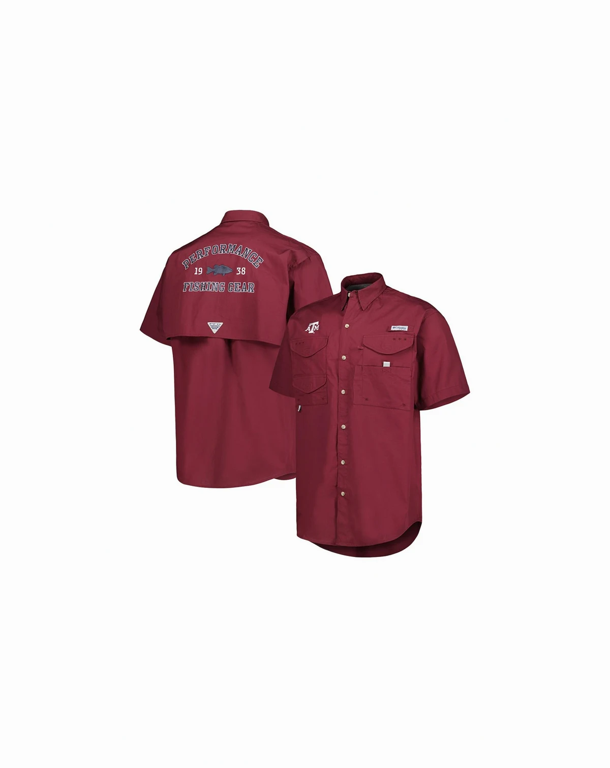 Men's Maroon Texas A&M Aggies Bonehead Button-Up Shirt