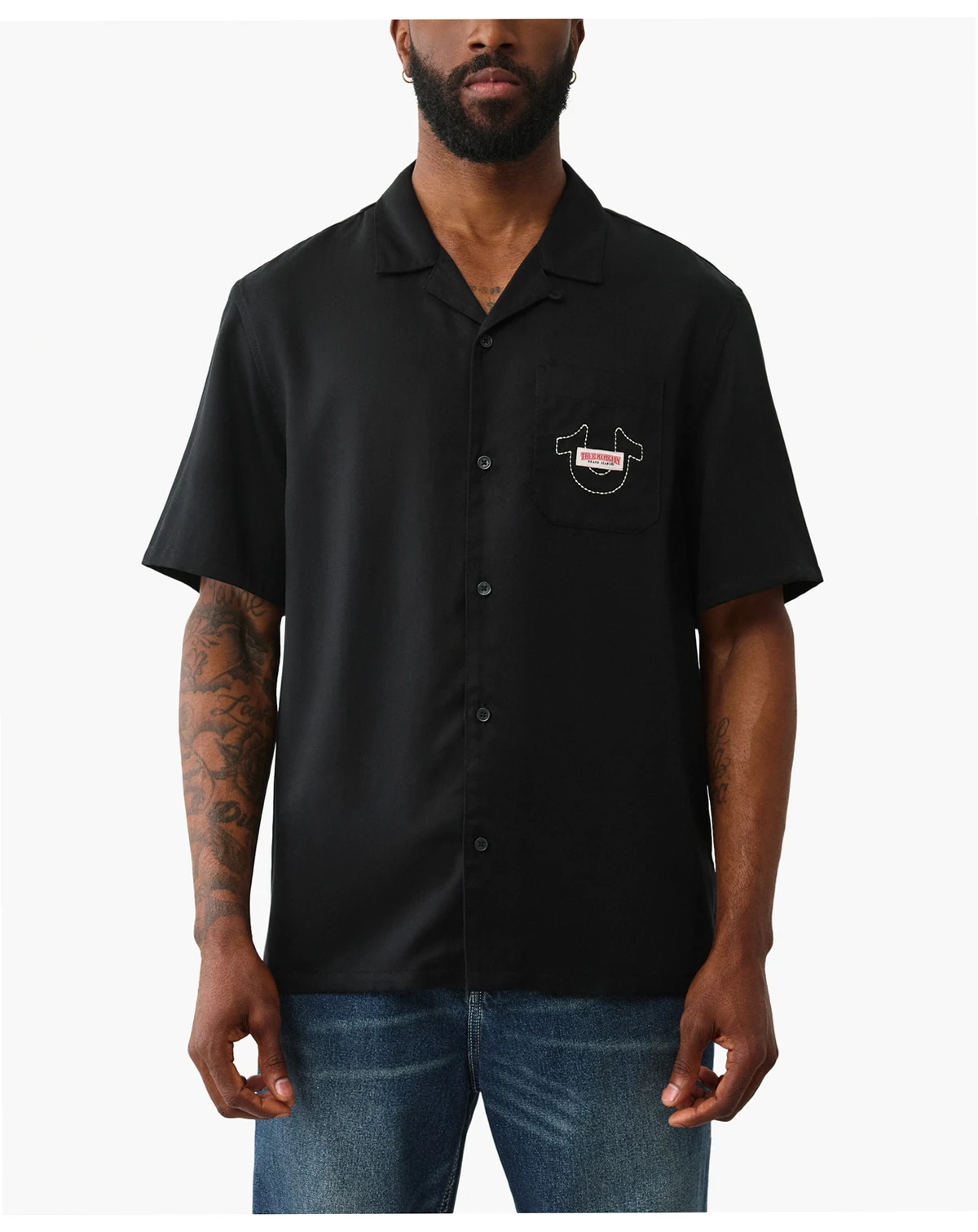 Men's Graphic Camp Short-Sleeve Shirt