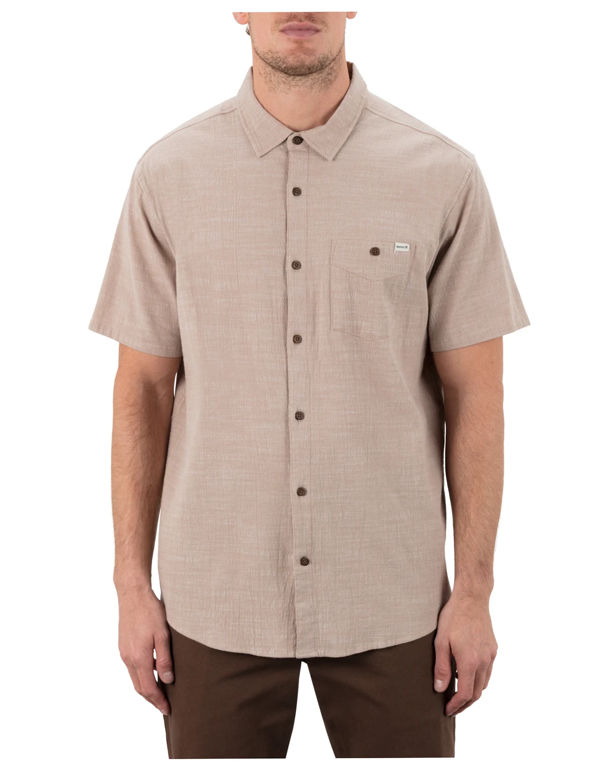 Men's Slub Short Sleeve Shirt