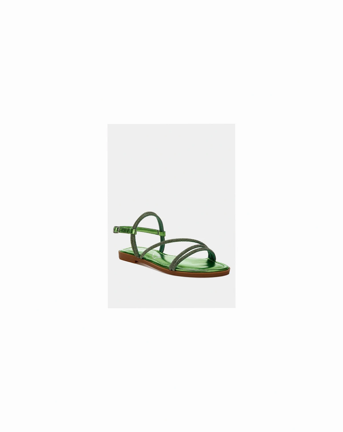 Womens Bawley Rhinestone Strappy Flat Sandals