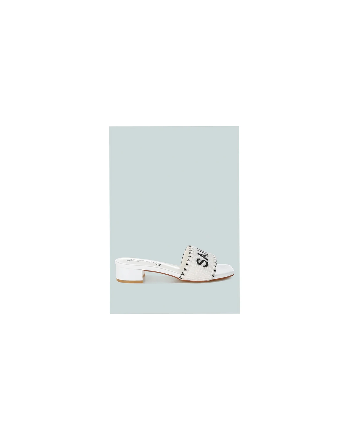 Poshta Saint Tropez Beaded Slip-On Heels
