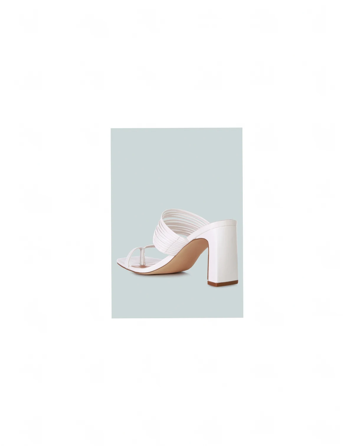 Womens Follow Me Mid Block Heel Sandals