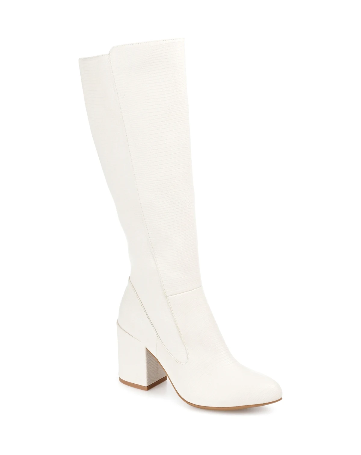 Women's Tavia Wide Calf Block Heel Knee High Boots