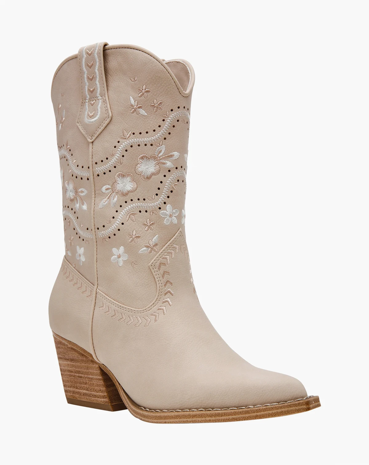 Women's Avita Pull-On Contrast Stitch Western Cowboy Boots