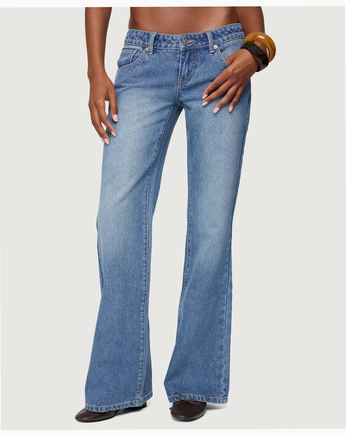 Women's Kiarah Low Rise Flared Jeans