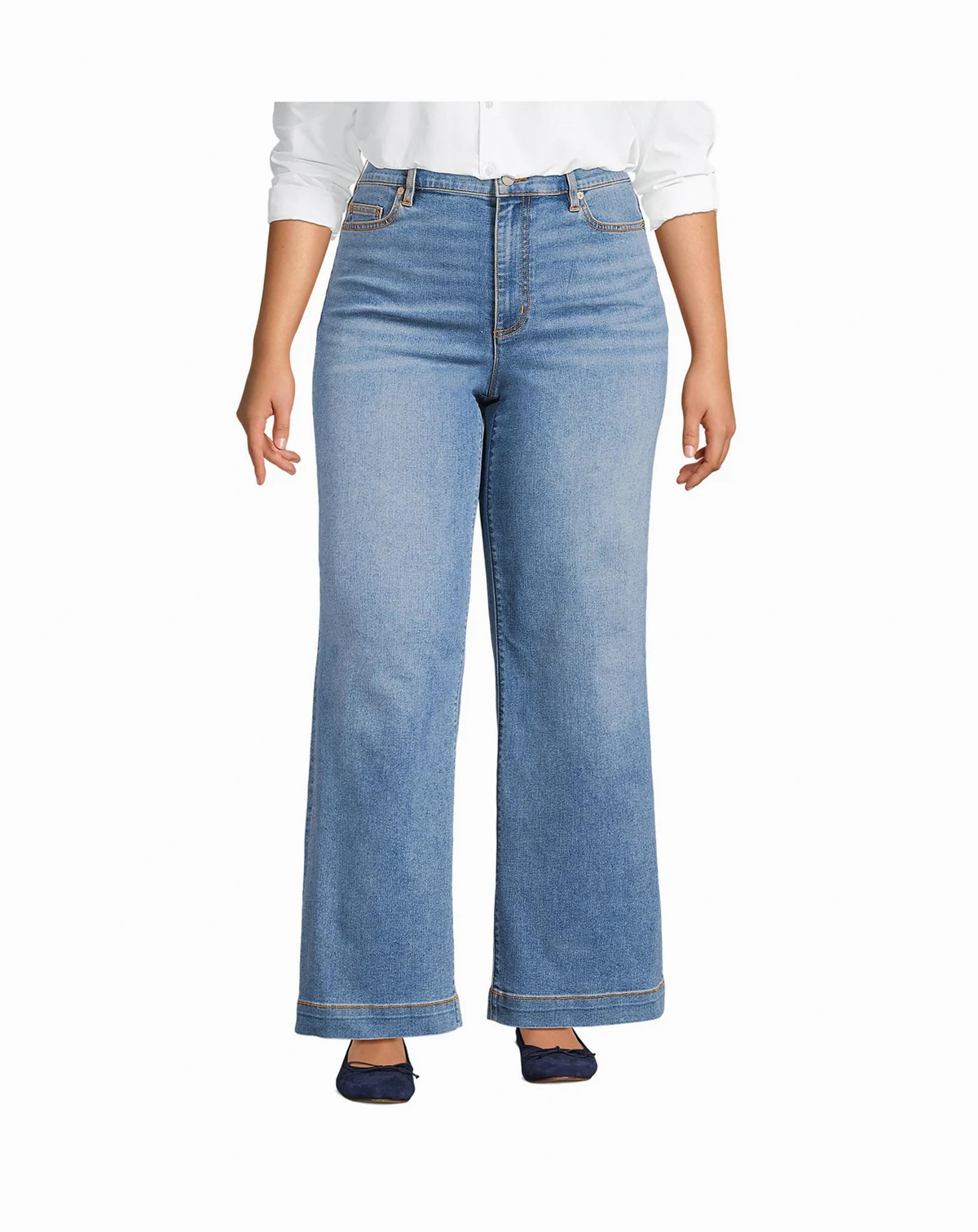 Women's Recover High Rise Wide Leg Jeans