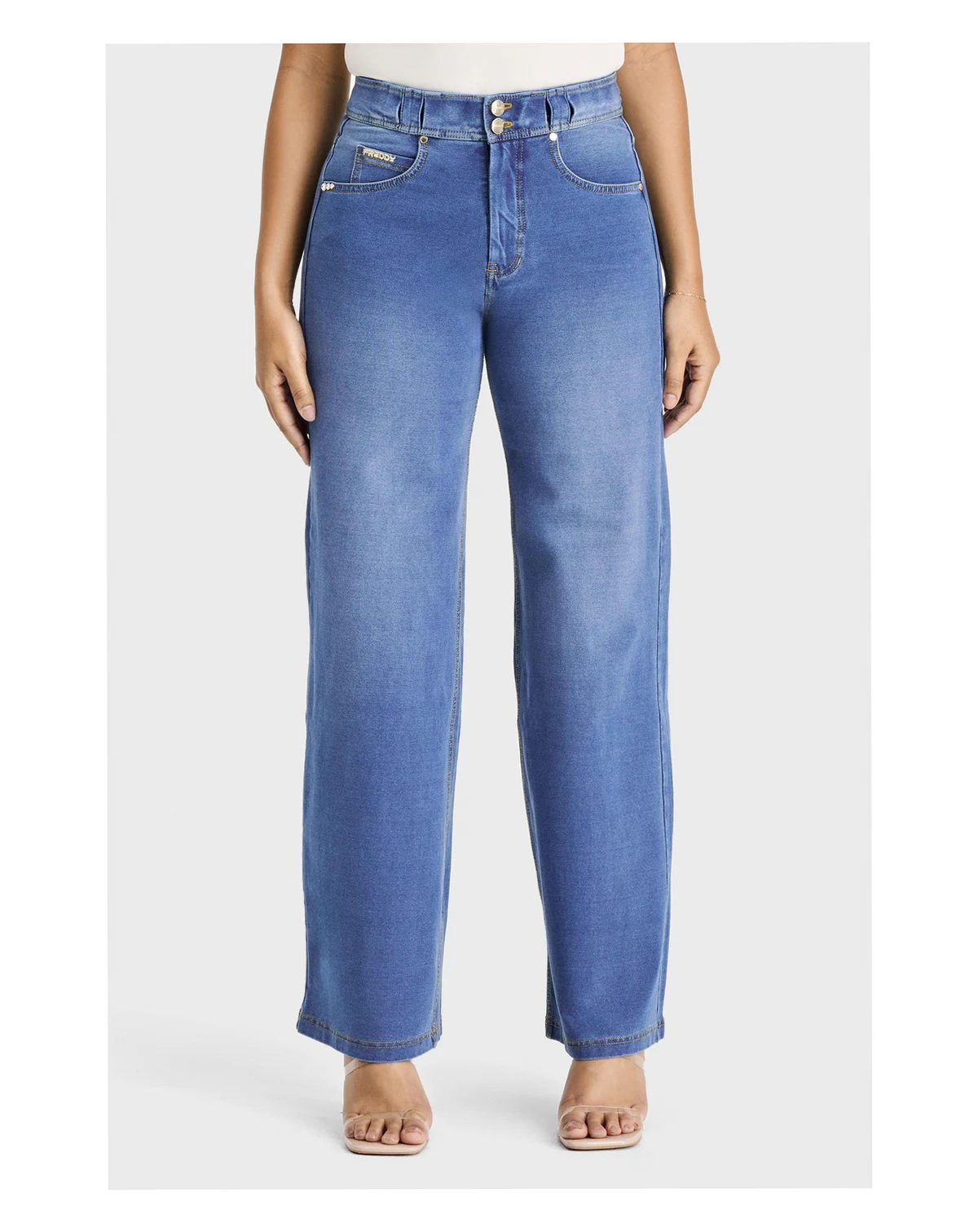 Women's High-Rise Shaping Wide Leg Jeans