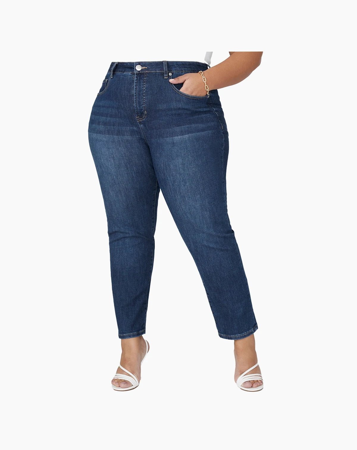Women's Plus Size The Leigh Super Stretch Slim Leg Jean