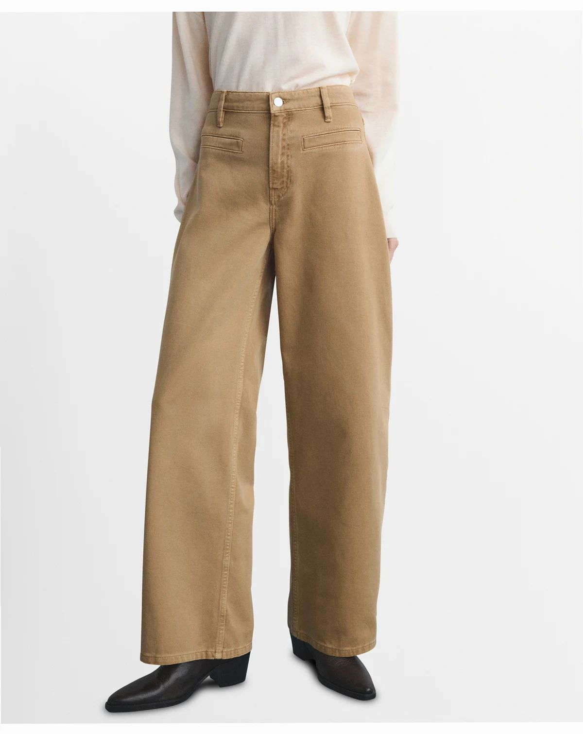 Women's Welt Pockets Balloon Jeans