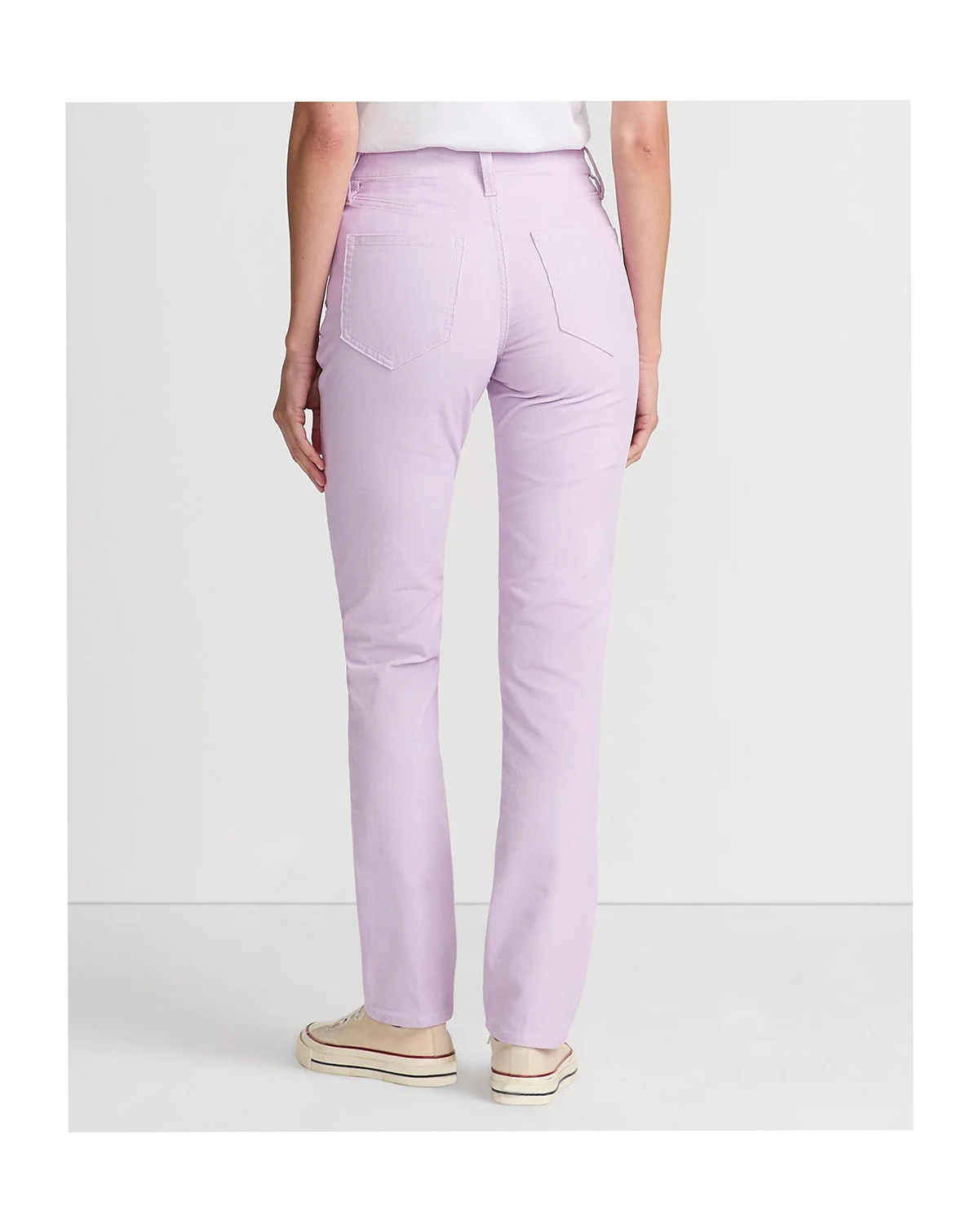 Women's Mid Rise Straight Leg Corduroy Pants