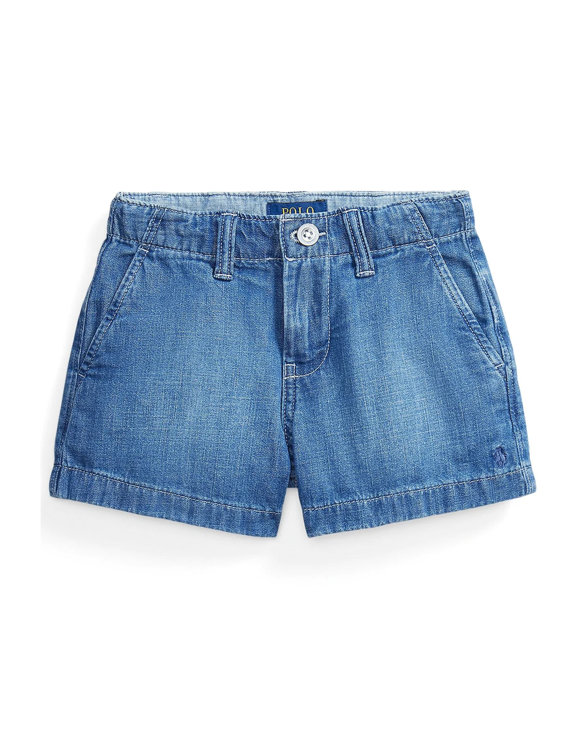 Girls' 2T-6X Zip Fly Denim Shorts