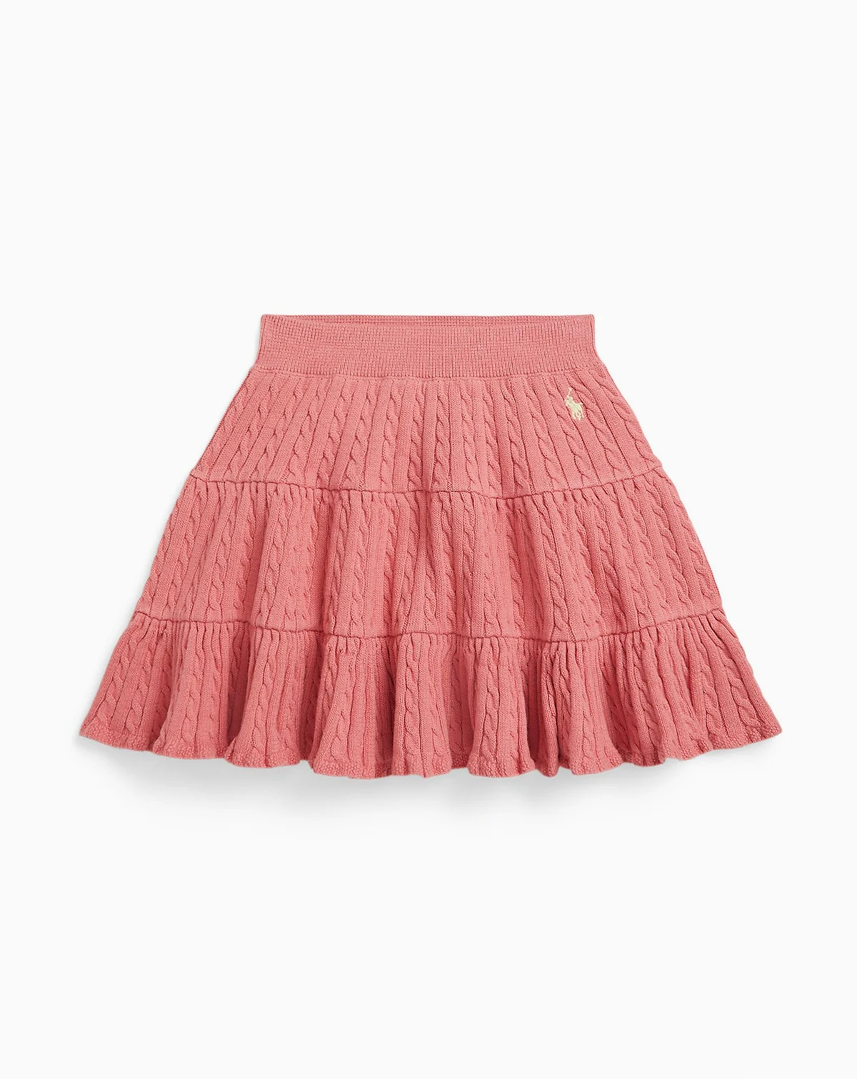 Girls' 2T-6X Mini-Cable Tiered Skirt