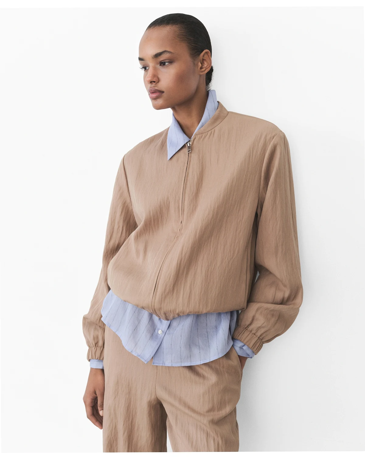 Women's Lyocell Bomber Jacket