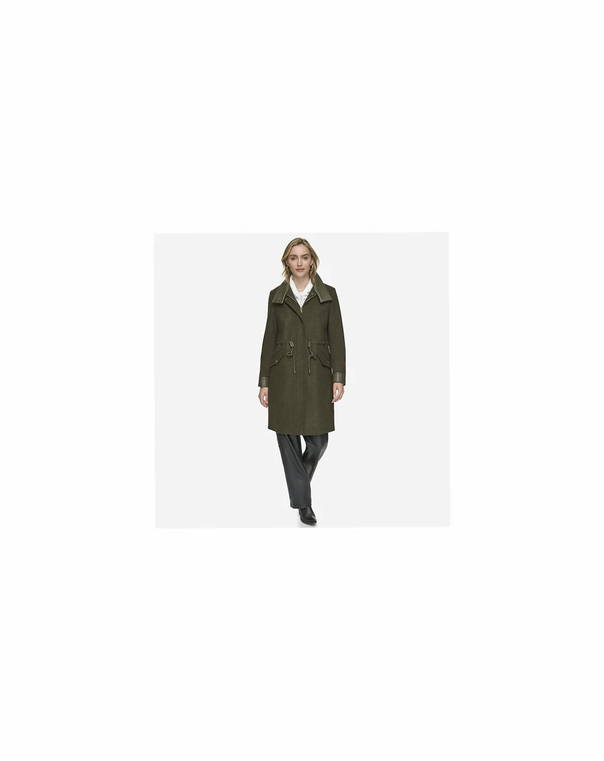 Women's Chesme Melange Wool With Faux Leather