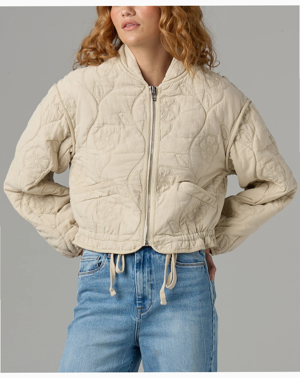 Women's Floral Quilted Jacket