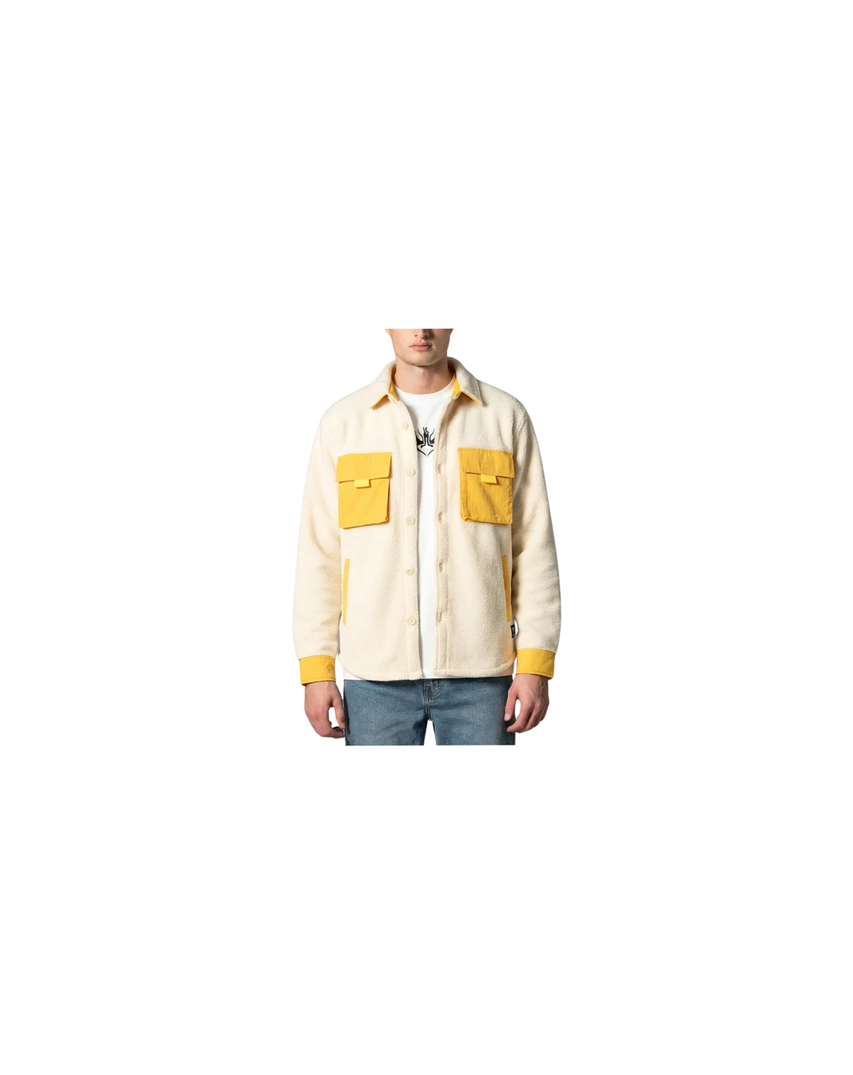 Men's Sherpa Cargo Overshirt