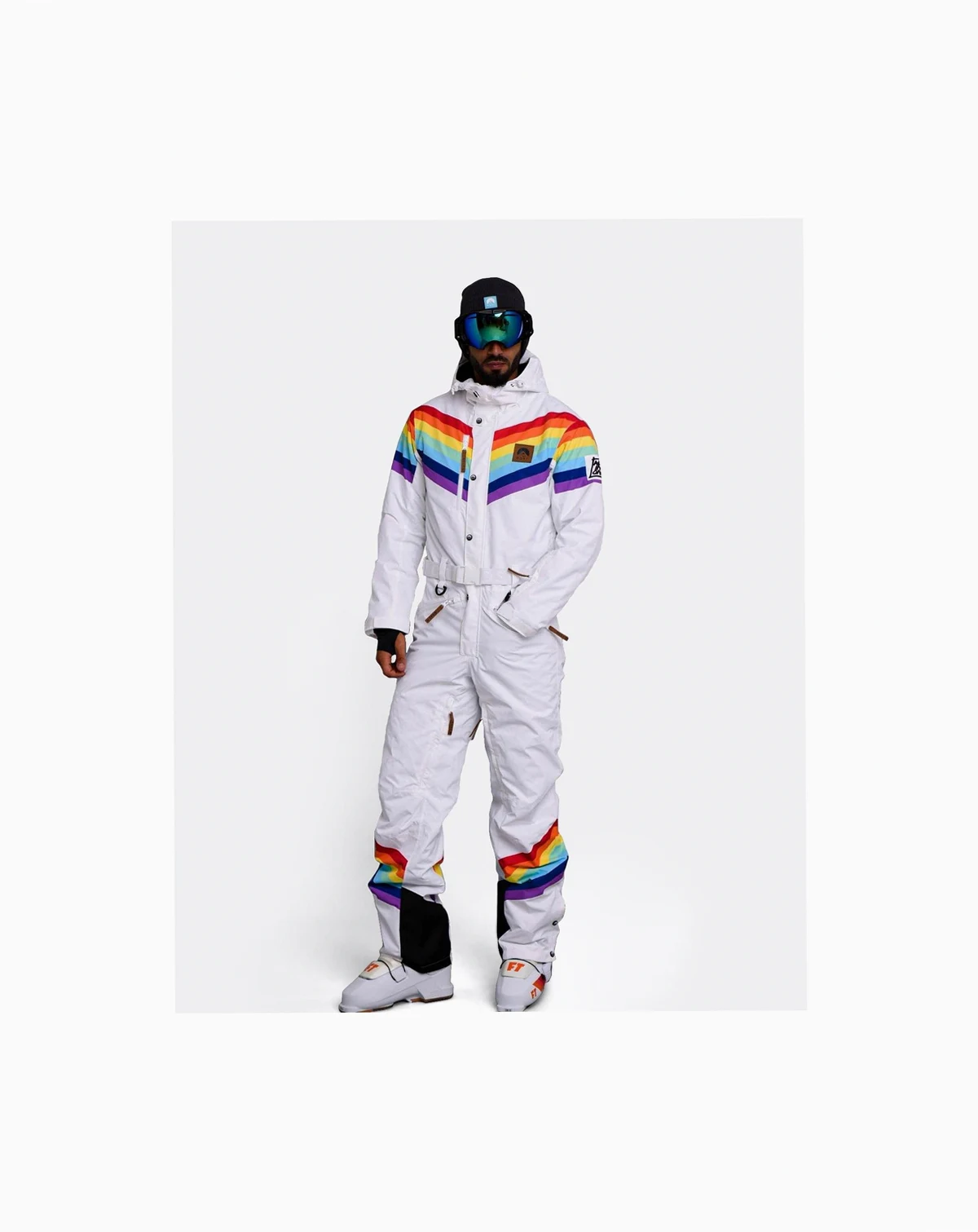 Men's Rainbow Road Ski Suit