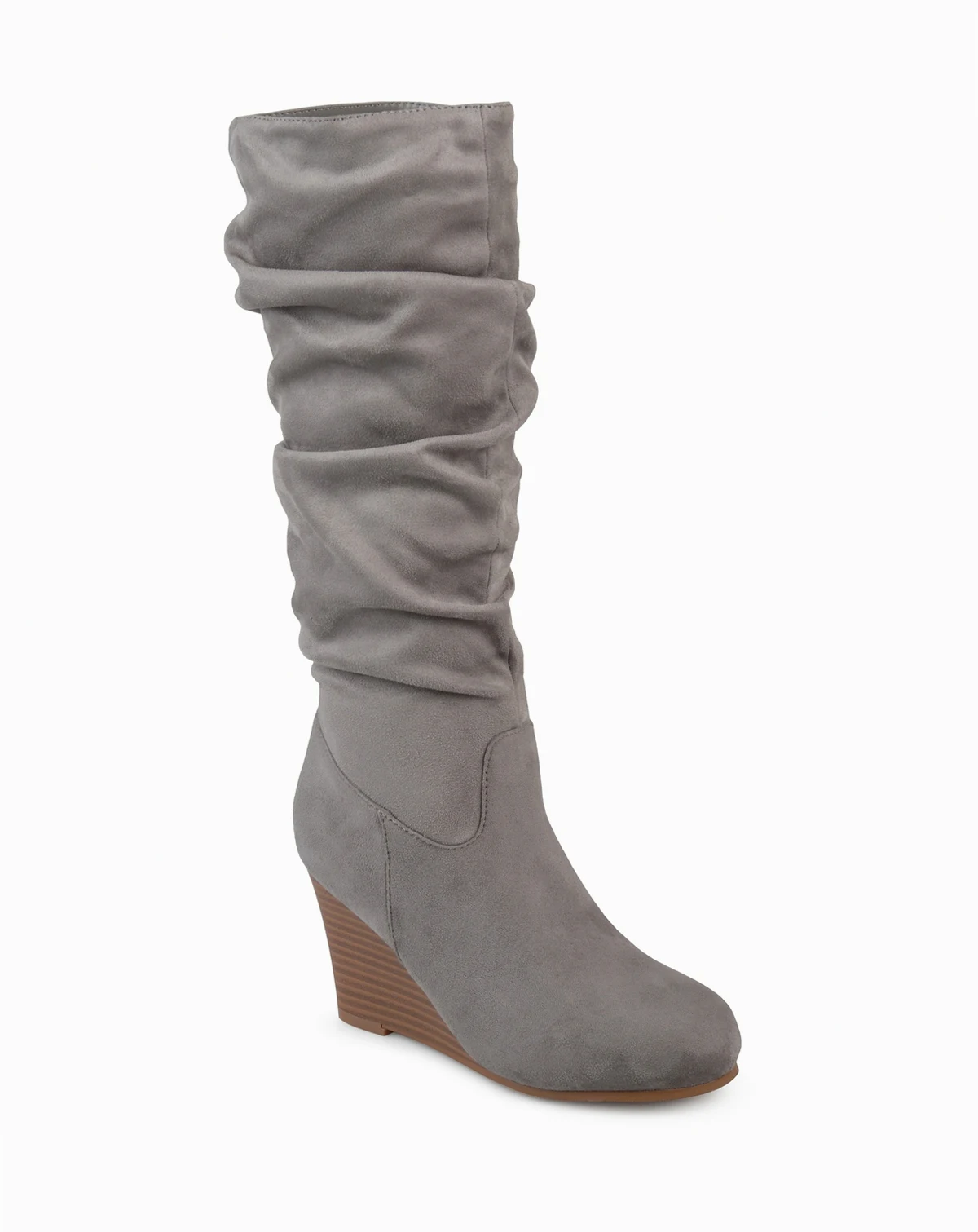Women's Haze Regular & Wide Calf Rouched Knee High Wedge Boots