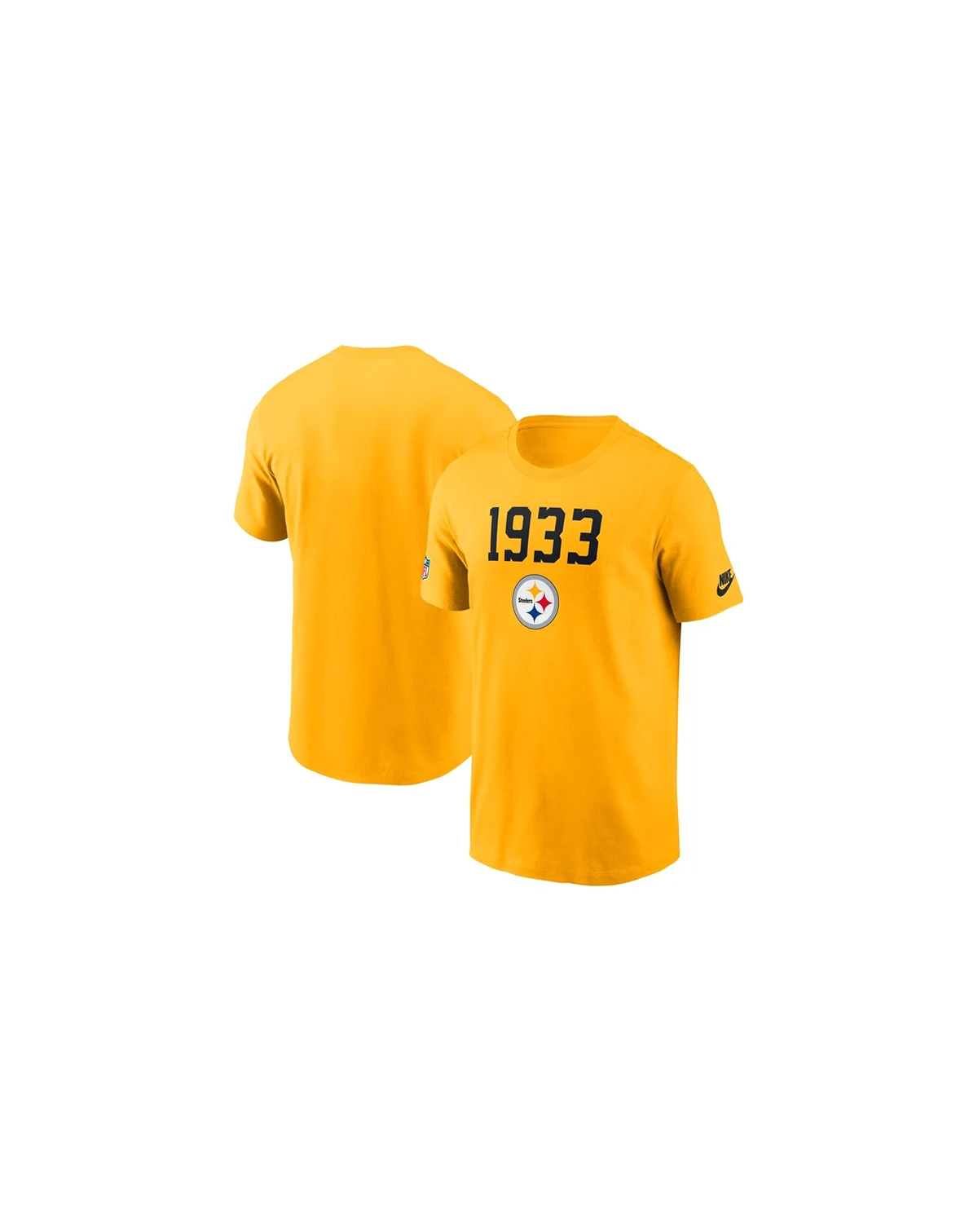 Men's Gold Pittsburgh Steelers 1933 Alt Pack Onside Conversion Performance T-Shirt