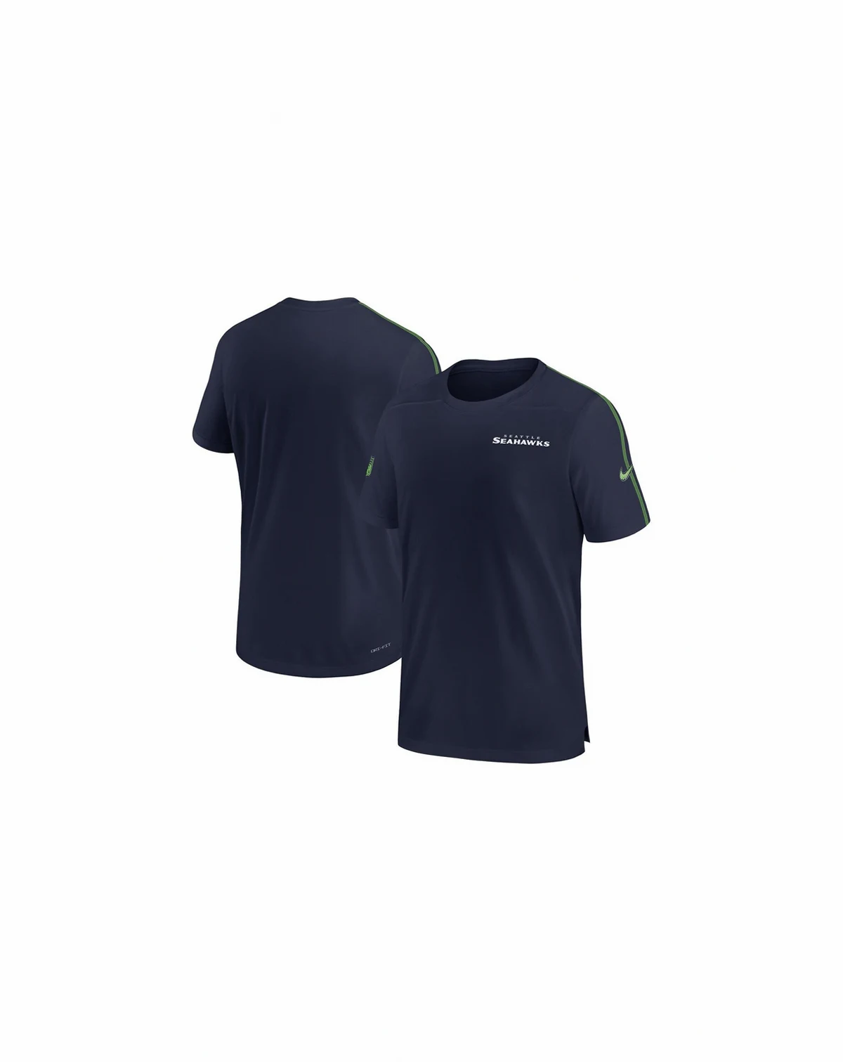 Men's College Navy Seattle Seahawks 2024 Sideline Coach UV Performance T-Shirt