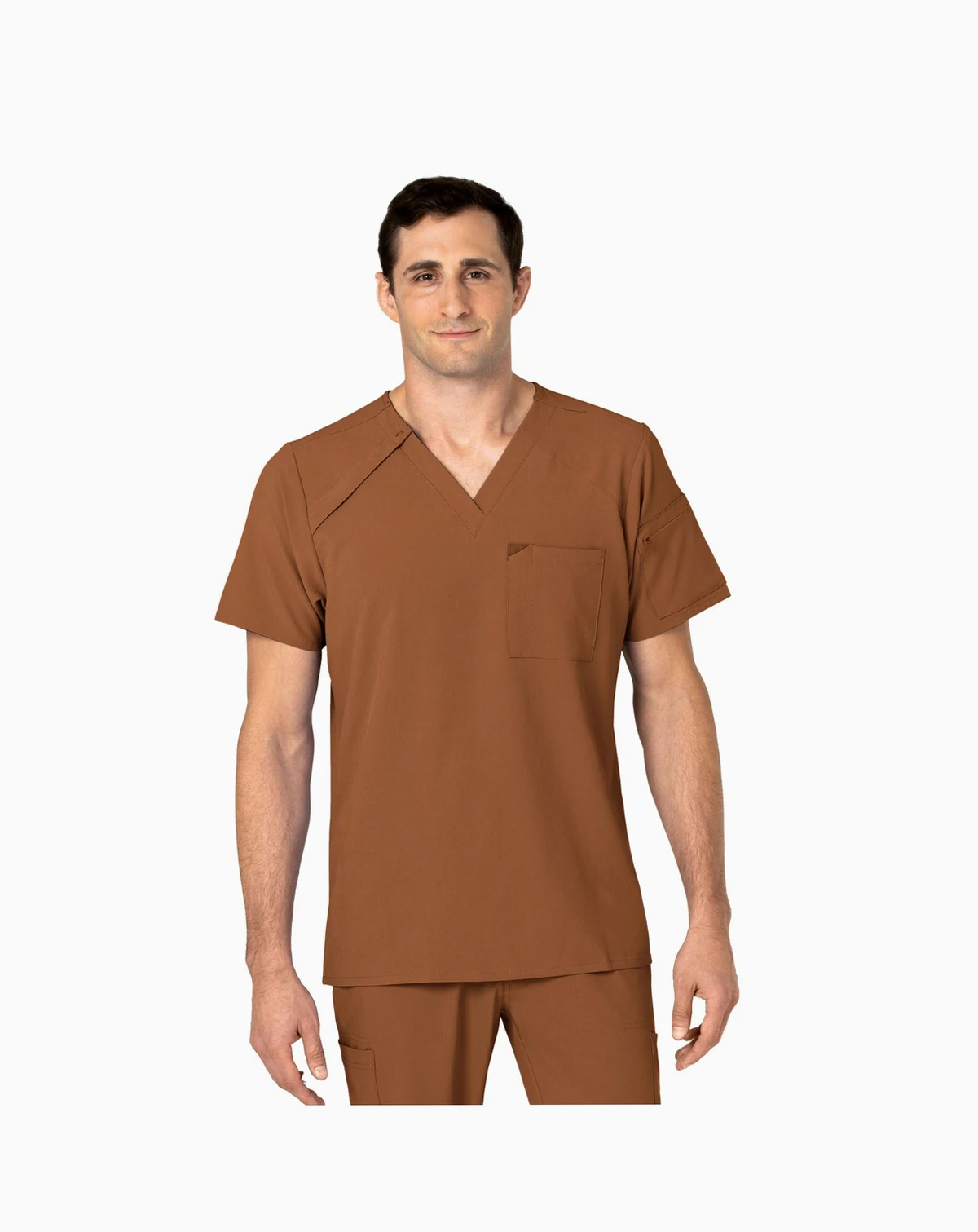 Men's RENEW EZ Zip Scrub Top
