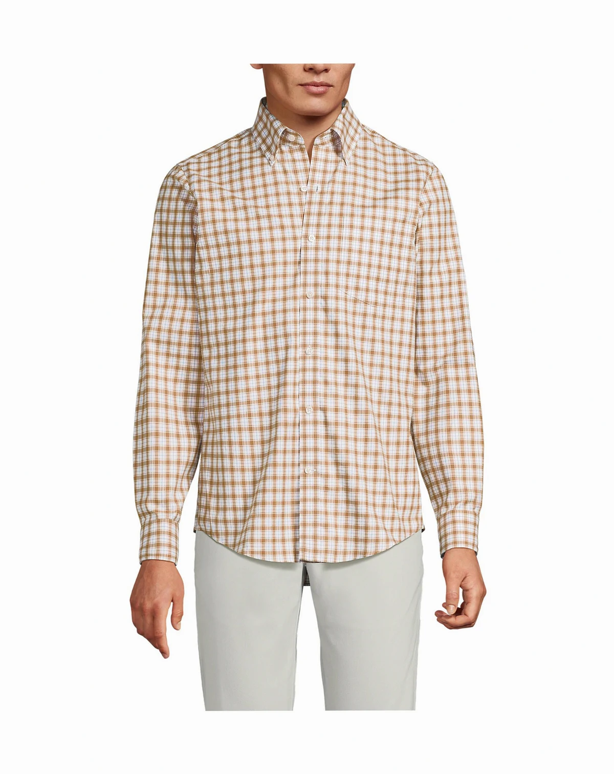 Men's Traditional Fit No Iron Twill Shirt