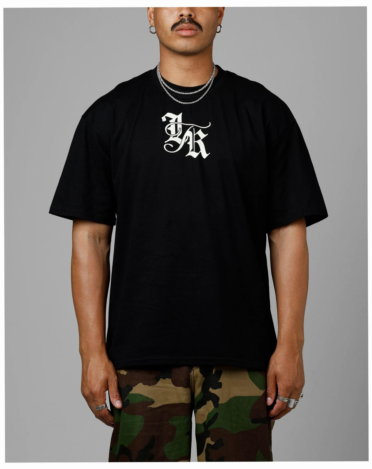 Men's Made Me Puff Print T-Shirt Black