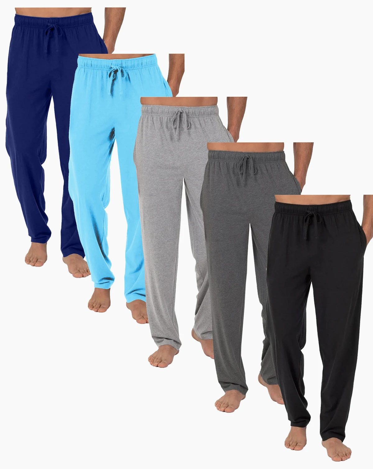 Men's 5-Pack Modern Fit Classic Lounge Pants