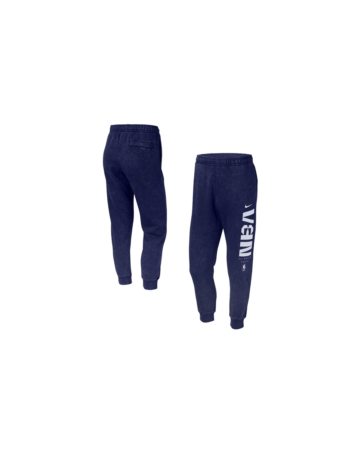 Men's Navy NBA All-World Hoops Club Washed Jogger Pants