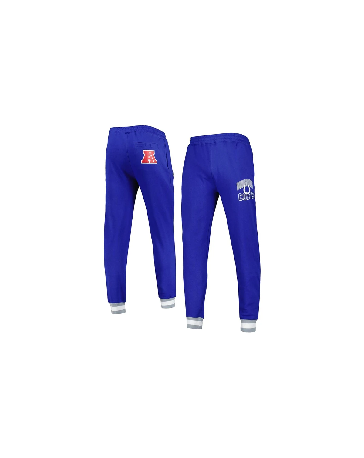 Men's Royal Indianapolis Colts Blitz Fleece Jogger Pants